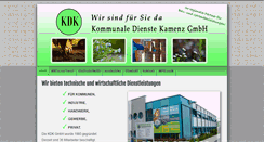 Desktop Screenshot of kdk.kamenz.de